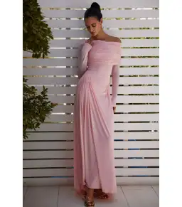 Abyss by Abby Milos Maxi Dress Pink Size S / AU 8 for rent on The Volte - image 2
