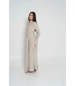 Alaía Muse Elara Maxi Dress Champagne Size S / AU 8 for rent on The Volte - image 4
