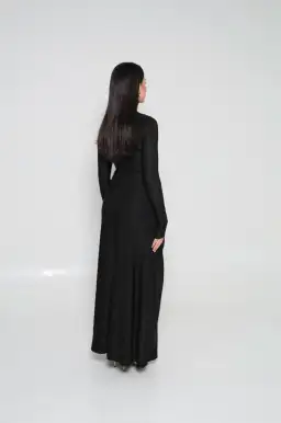 Alaía Muse Aleena Maxi Dress in Black Size S / AU 8 for rent on The Volte - image 4