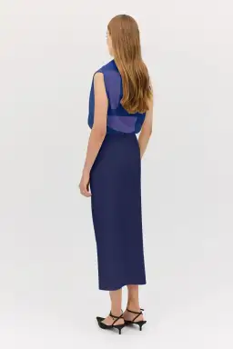 Bianca Spender Royal Chiffon Cezzane Top Size AU 8 for rent on The Volte - image 7