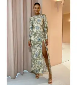 Sir the Label Maev Gown Maxi in Florence Print Size 1 / AU 8