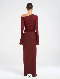 Benni Nova Maxi Dress Red Size 8  for rent on The Volte - image 3