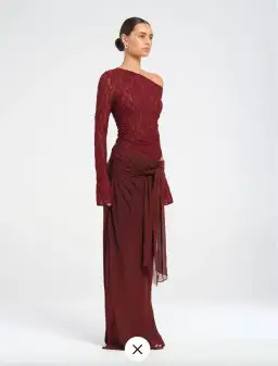 Benni Nova Maxi Dress Red Size 8  for rent on The Volte - image 2