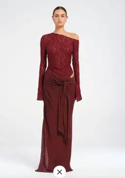 Benni Nova Maxi Dress Red Size 8  for rent on The Volte - image 1