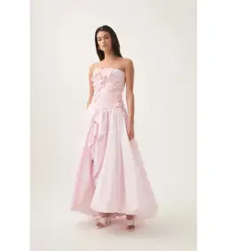 Aje Splendour Flower Gown Pastel Pink Size AU 10 for rent on The Volte - image 3