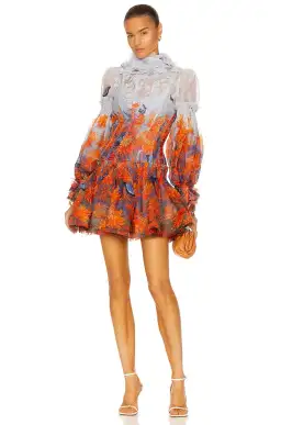 Zimmermann Botanica Wildflower Mini Dress Multi Size 2 /AU 12  for rent on The Volte - image 1