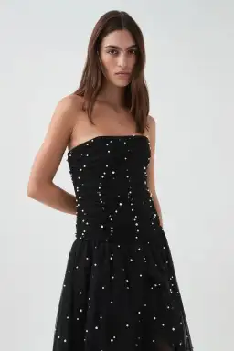 Aje Juniper Gown Size Black AU 10  for rent on The Volte - image 3