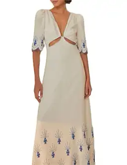 SEA OF FISH MIDI DRESS