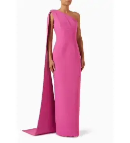 Rachel Gilbert Clara Gown Hot Pink Size 0 AU 6 for rent on The Volte - image 3