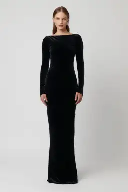 Effie Kats Yasmine Gown in Black Size S / AU 8