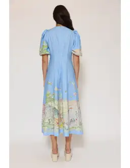 Alemais Anouk Midi Dress Multi Size 8 for rent on The Volte - image 3