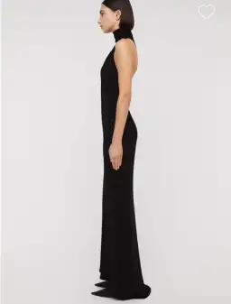 Scanlan Theodore Italian Knit Gown Black Size 12 for rent on The Volte - image 3