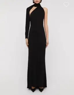 Scanlan Theodore Italian Knit Gown Black Size 12 for rent on The Volte - image 1