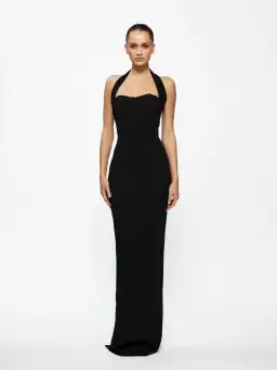 Effie Kats Marian Gown in Black Size 10 for rent on The Volte - image 1