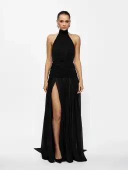 Effie Kats Verity Gown Black Size AU 6 for rent on The Volte - image 1