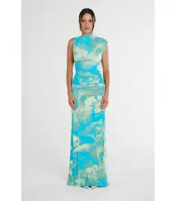 Summi Summi Valentina Maxi Dress Lemon Lumen Size AU 8