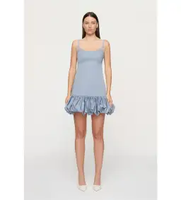 Clea Daisy Mini Dress in Hydrangea Size S/ AU 8