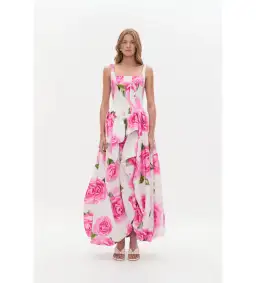 Aje Alani Gown in Soft Rose Light Size XL / AU 14 for rent on The Volte - image 1