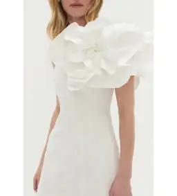 Aje Florence Mini Dress Ivory Size 14 for rent on The Volte - image 3