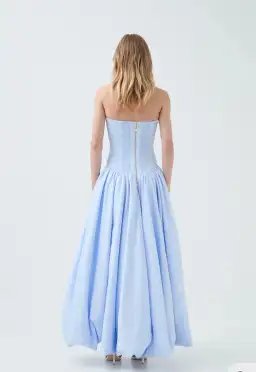 Aje Violette Bubble Hem Maxi Blue Size AU 6  for rent on The Volte - image 3