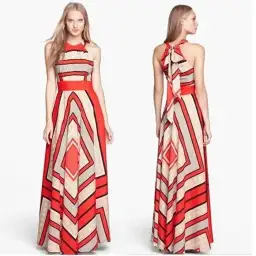 Eliza J  Fit & Flare Maxi Dress  for rent on The Volte - image 2