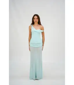 Natalie Rolt Cadence Maxi Gown in Baby Blue Size AU 6