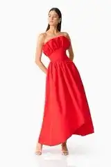 Elliatt Laurel Sleeveless Maxi Dress Red Size 10 for rent on The Volte - image 3
