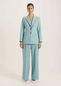 Saba Suki Classic Wide Leg Pant Mint Size 12