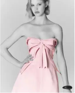 Lirika Matoshi Pink Bow Mini Dress Size M/10 for rent on The Volte - image 2