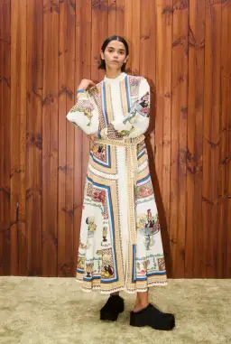 Alemais Mercado Shirt Dress in Print Size AU12