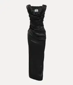 Vivienne Westwood Long Ginnie Pencil Maxi Dress Black Size AU 10 for rent on The Volte - image 4