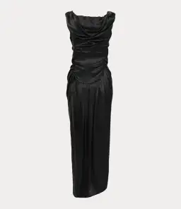 Vivienne Westwood Long Ginnie Pencil Maxi Dress Black Size AU 10 for rent on The Volte - image 5