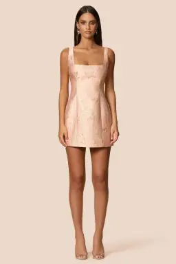 Love Nookie Claudia Mini Dress in Peach Size S / AU8 for rent on The Volte - image 1