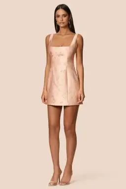 Love Nookie Claudia Mini Dress in Peach Size S / AU8 for rent on The Volte - image 2