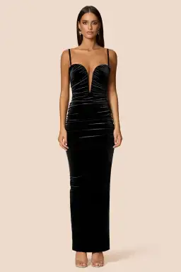 Love Nookie Nina Gown Black Size AU 10 for rent on The Volte - image 1