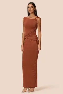 Love Nookie Kaia Maxi Dress Clay  Size 10 for rent on The Volte - image 2