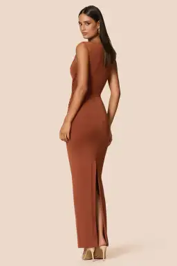 Love Nookie Kaia Maxi Dress Clay  Size 10 for rent on The Volte - image 3