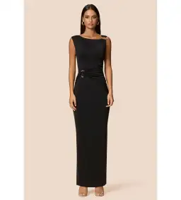 Love Nookie Kaia Maxi Dress Black Size AU 12 for rent on The Volte - image 1
