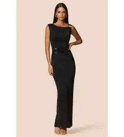 Love Nookie Kaia Maxi Dress Black Size AU 12 for rent on The Volte - image 2