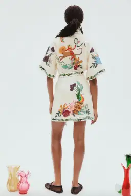 Alemais Meagan Mini Dress Multi Size 16 for rent on The Volte - image 2