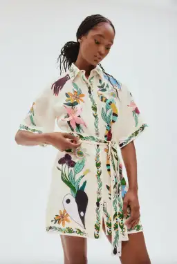 Alemais Meagan Mini Dress Multi Size 16 for rent on The Volte - image 1