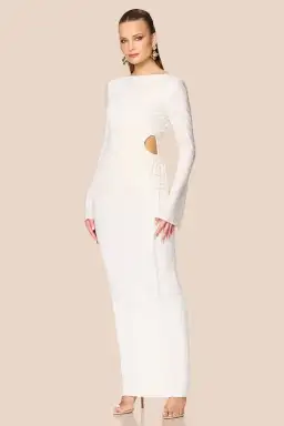 Love Nookie Mirage LS Gown Cream Size 8 for rent on The Volte - image 1