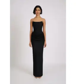 Eliya The Label Hilda Gown Black Size AU 8 for rent on The Volte - image 1
