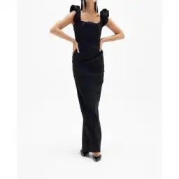 Rachel Gilbert Kalina Gown Black Size 3 /AU 12 for rent on The Volte - image 1