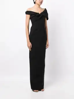 Rachel Gilbert Matteo Maxi Gown Black Size 0 / AU 6 for rent on The Volte - image 2