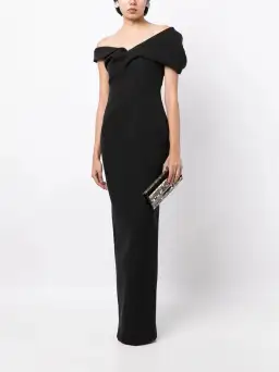 Rachel Gilbert Matteo Maxi Gown Black Size 0 / AU 6 for rent on The Volte - image 1