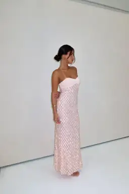 Manning Cartell Extreme Balconette Dress Maxi Light Pink Size AU 6 for rent on The Volte - image 3