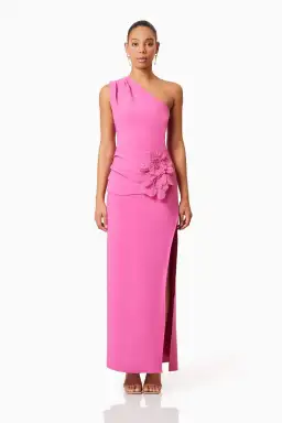 Elliatt Janelle One Shoulder Gown Pink Size 10 for rent on The Volte - image 1