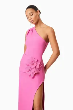 Elliatt Janelle One Shoulder Gown Pink Size 10 for rent on The Volte - image 2