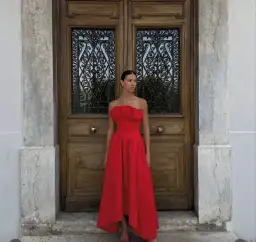 Elliatt Laurel Sleeveless Maxi Dress Red Size 8 for rent on The Volte - image 1